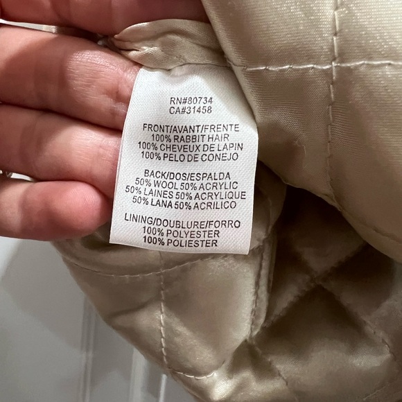 Vintage BCBGirls Rabbit Fur Vest - Picture 5 of 5